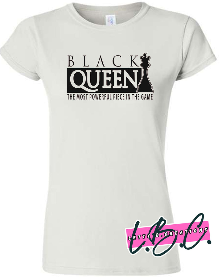 Black Queen short sleeve ladies t-shirt