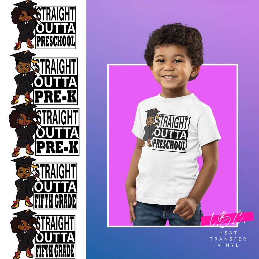 Straight Outta - Youth Graduation Graphic Tee