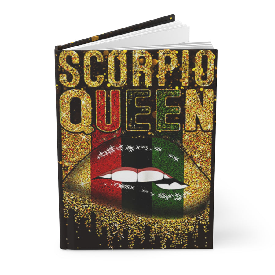 Scorpio Queen Hardcover Journal Matte