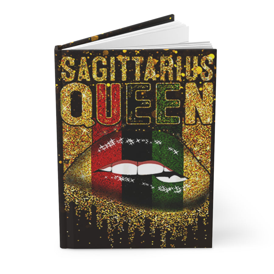 Sagittarius Queen Hardcover Journal Matte