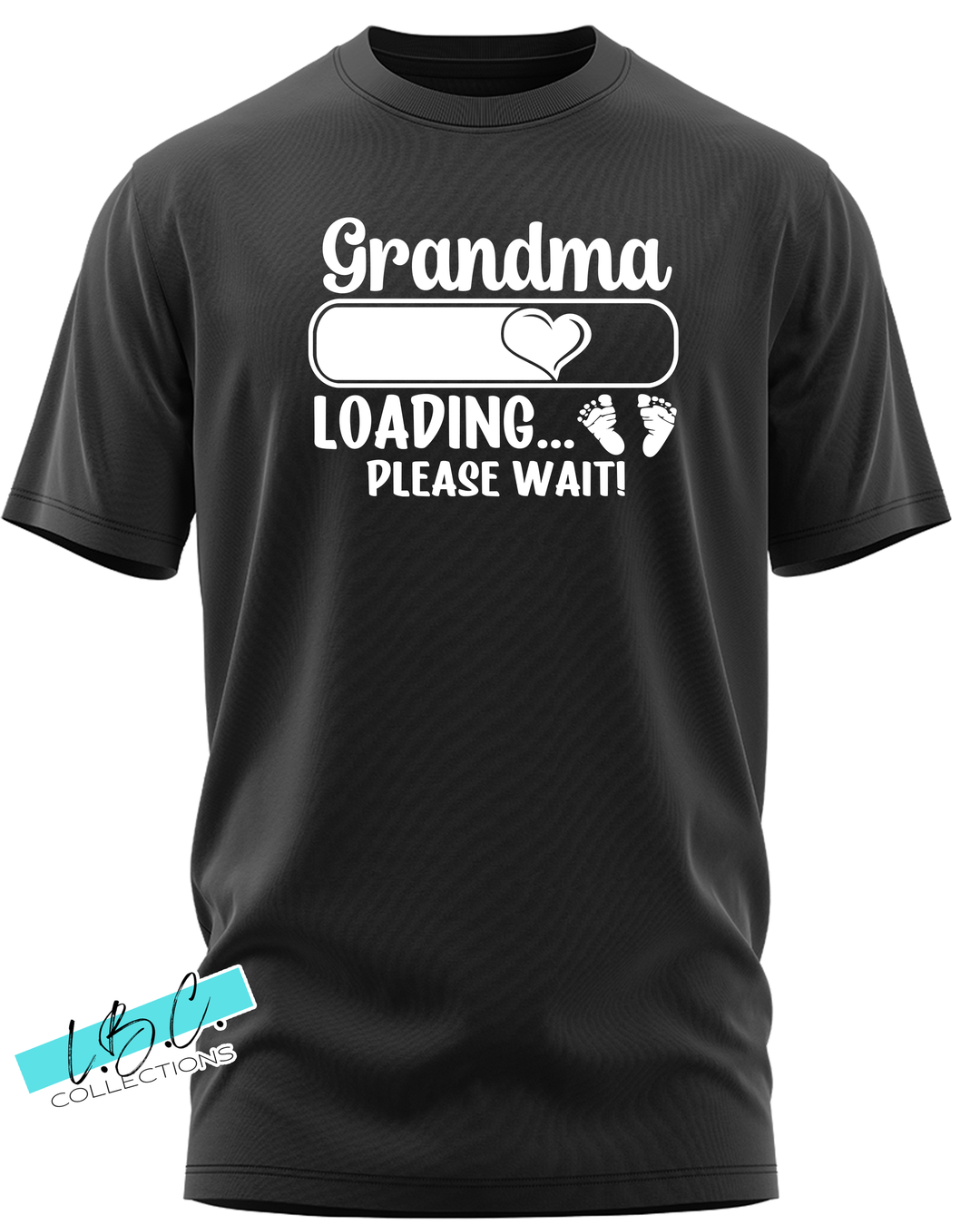 Grandma loading new baby graphic t-shirt