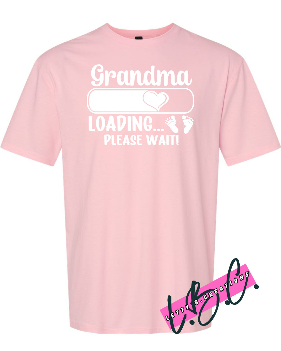 Grandma loading new baby graphic t-shirt