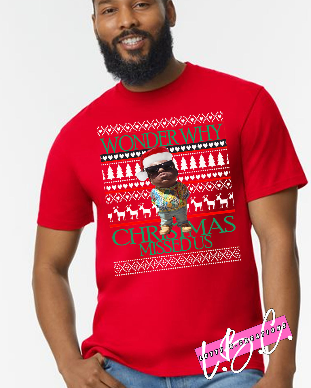 Christmas Missed Us graphic t-shirt