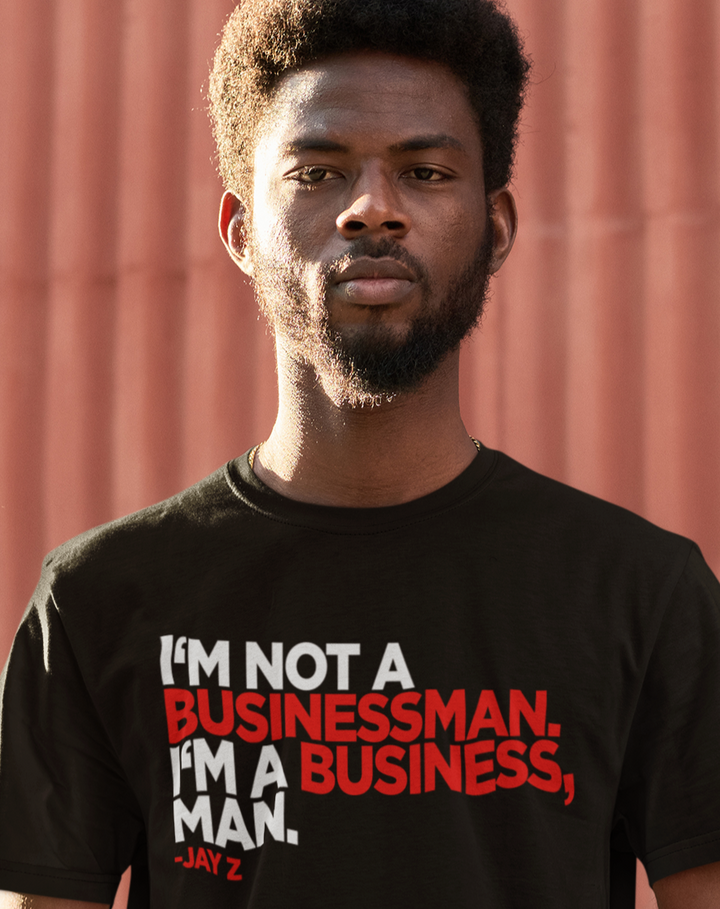 I'm not a business man graphic tee
