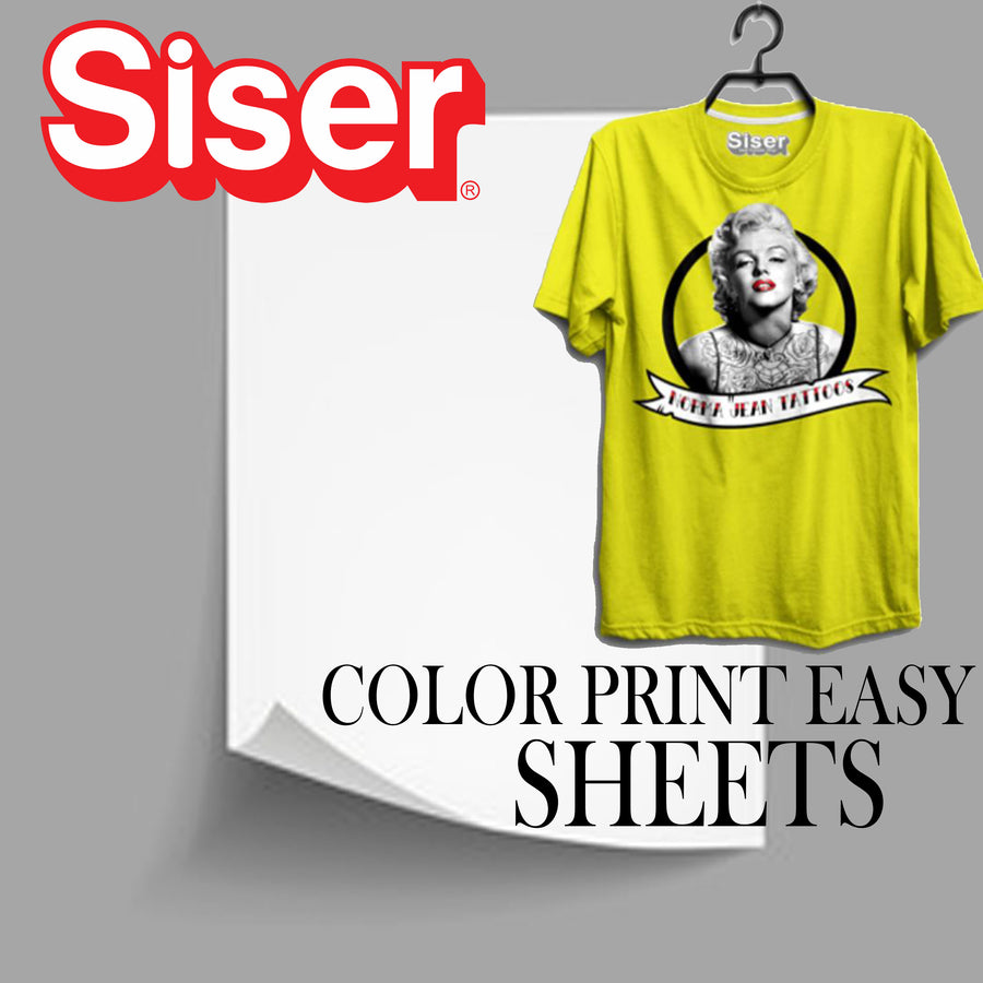 Siser Color Print Easy Sheets for Eco Tank Water Based Eco-Solvent Printers